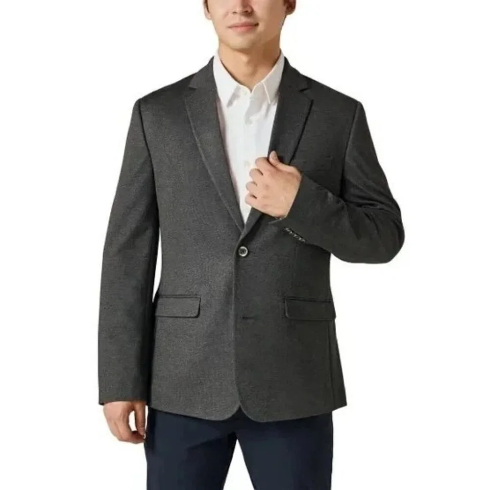 Infinity Linearflex Men's XXL Gray Suit Jacket Stretch Fabric Double Vent M0777